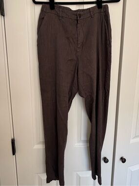 Women’s Casual Brown Trousers - Relaxed Fit